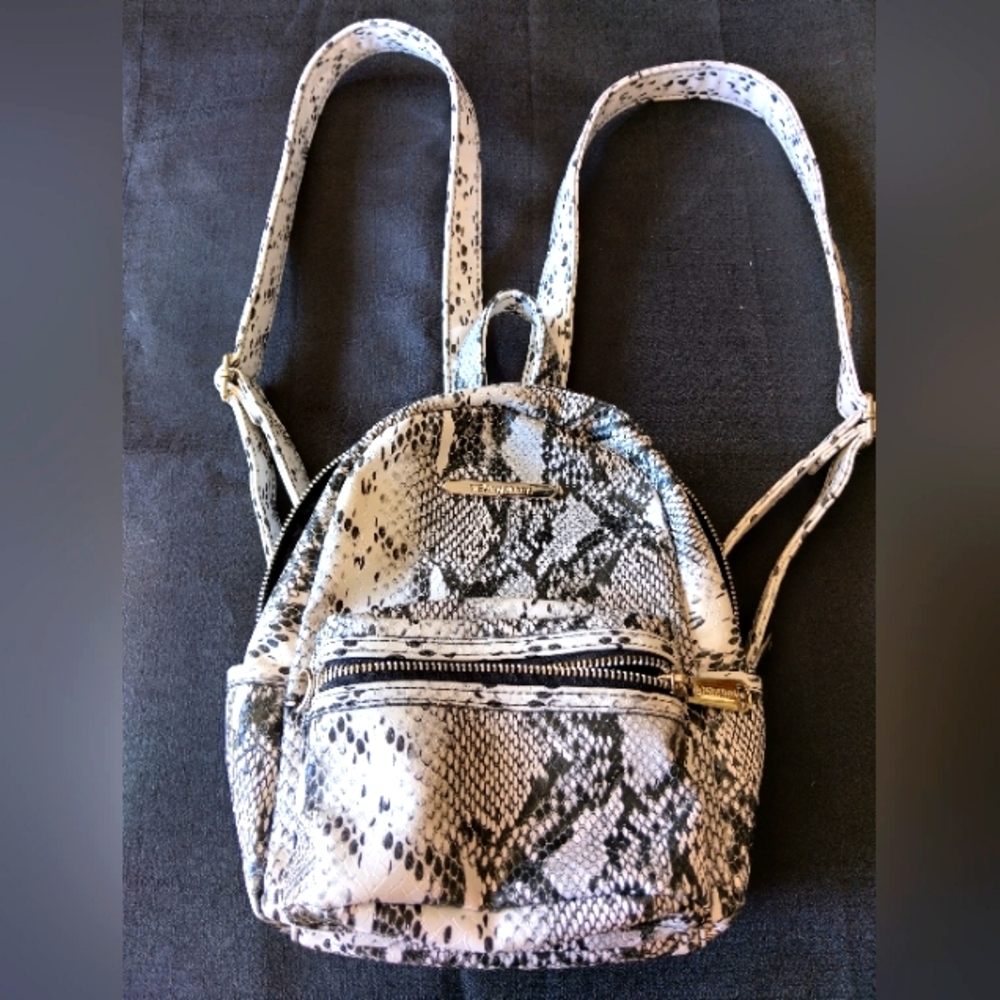 Steve Madden Snakeskin Pattern Backpack